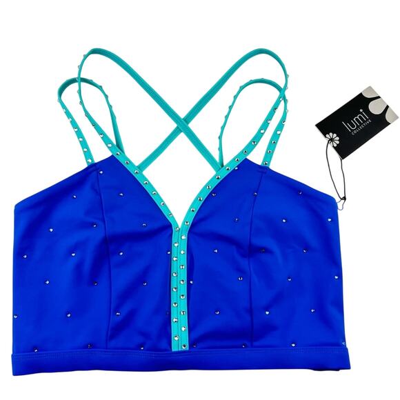 NFL NBA PRO CHEER DANCE Auditions Lumi Collective Double Strap Camisole Top - Picture 1 of 14